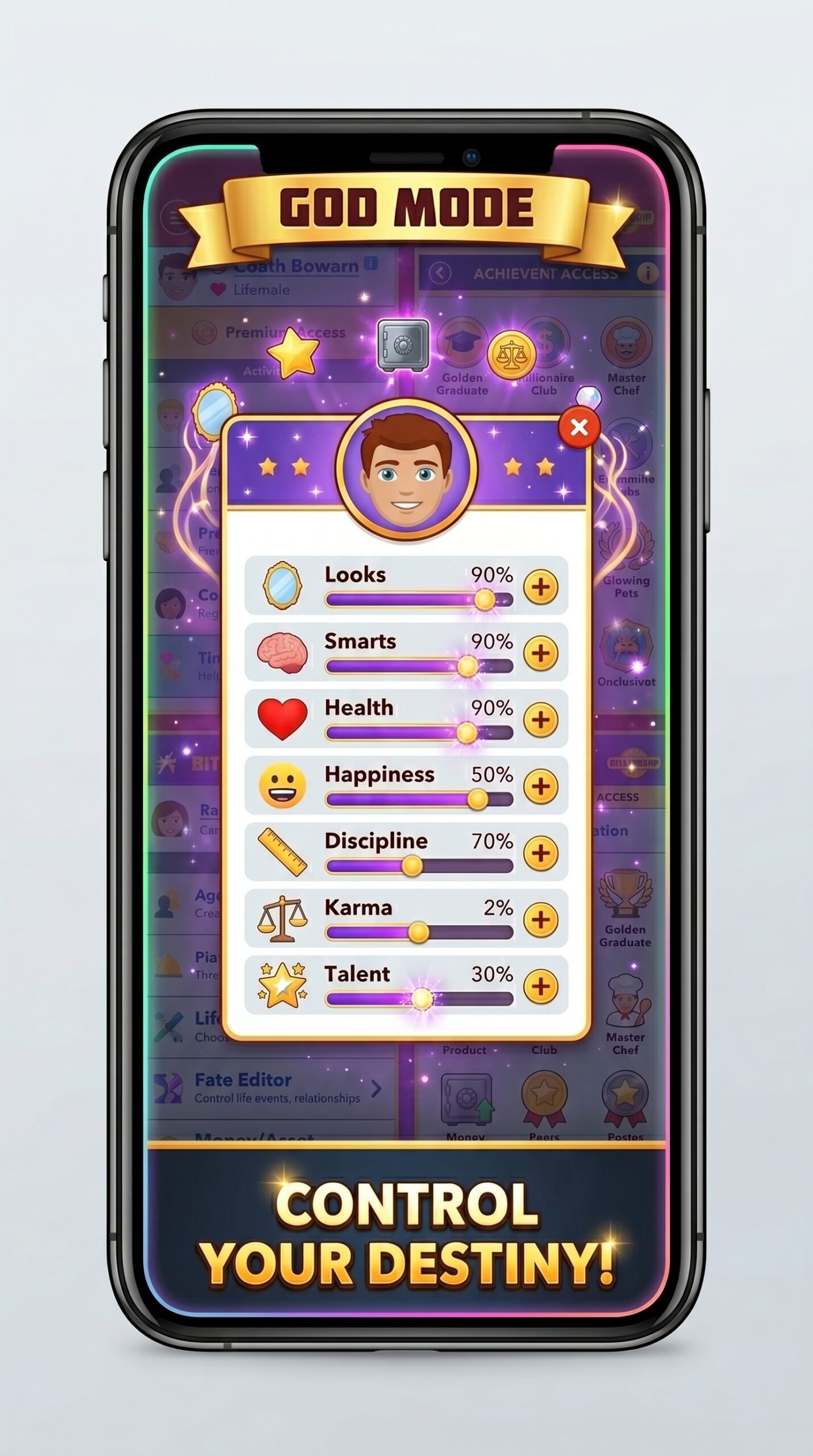 God Mode in BitLife Mod APK