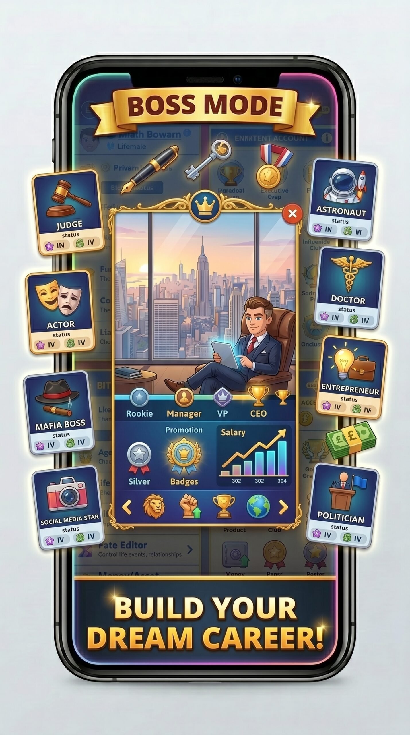 Unlimited money and career options